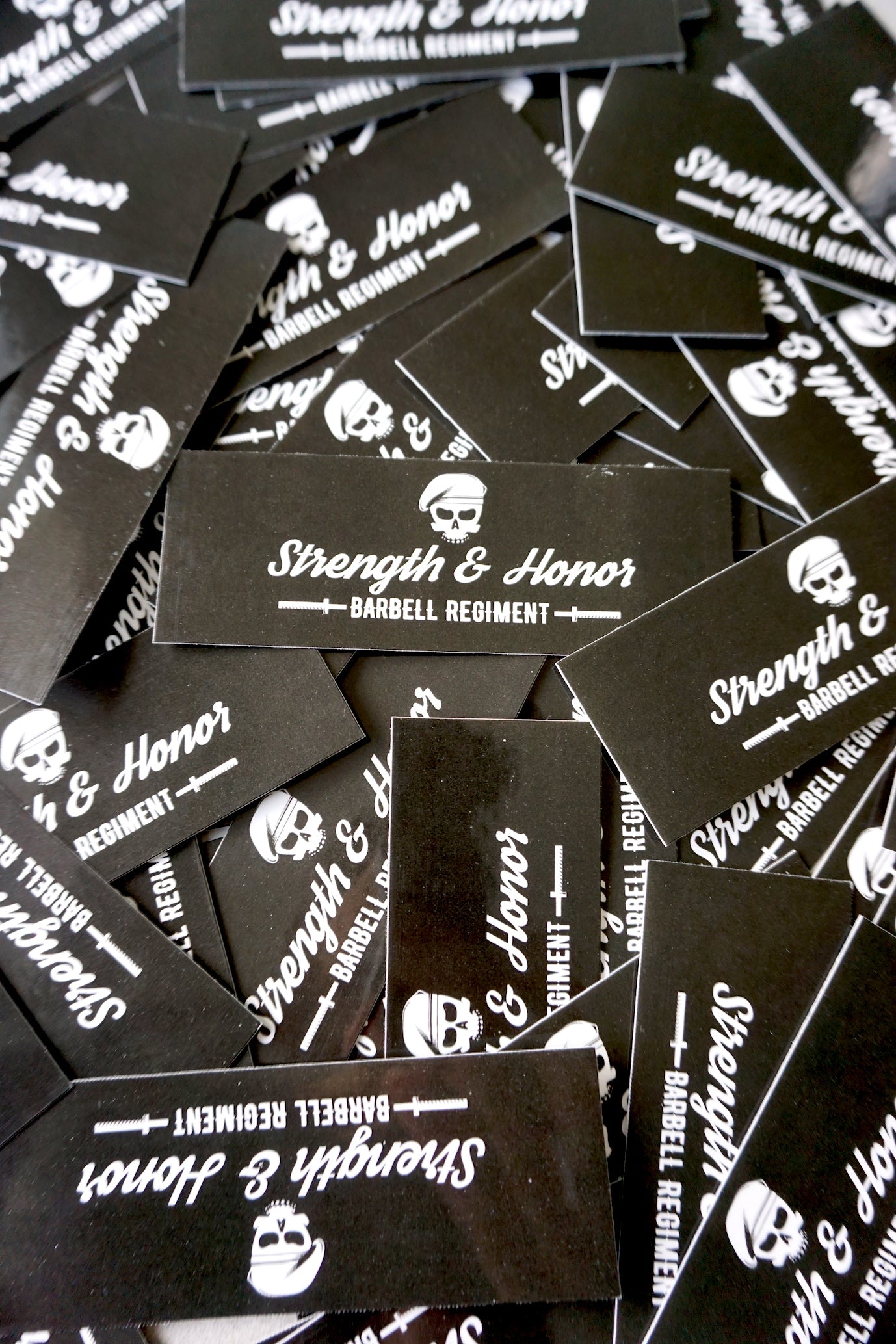 "Skull - Strength & Honor" Sticker